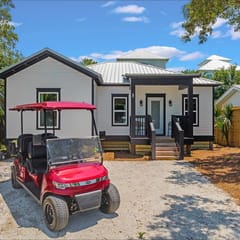Golf Cart+Hot Tub+Beach Essentials 2BR/2BA